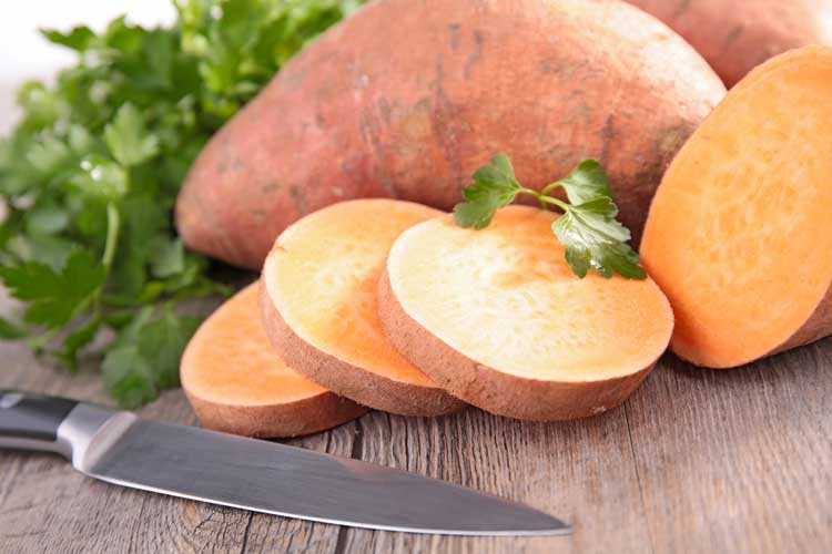 Hoe lang zoete aardappelen koken?
