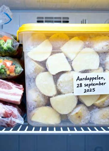 Aardappelen invriezen