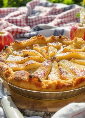 Appeltaart opwarmen