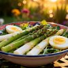 Aspergesalade met ei