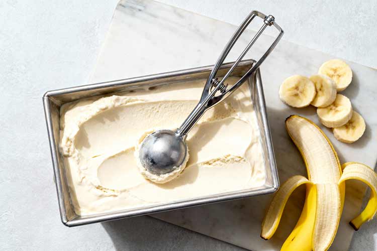 Banaan ijs maken