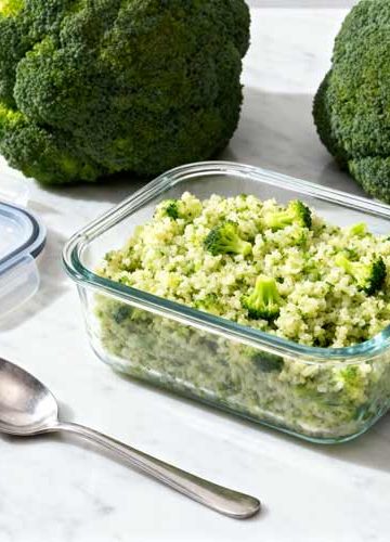 Broccolirijst maken