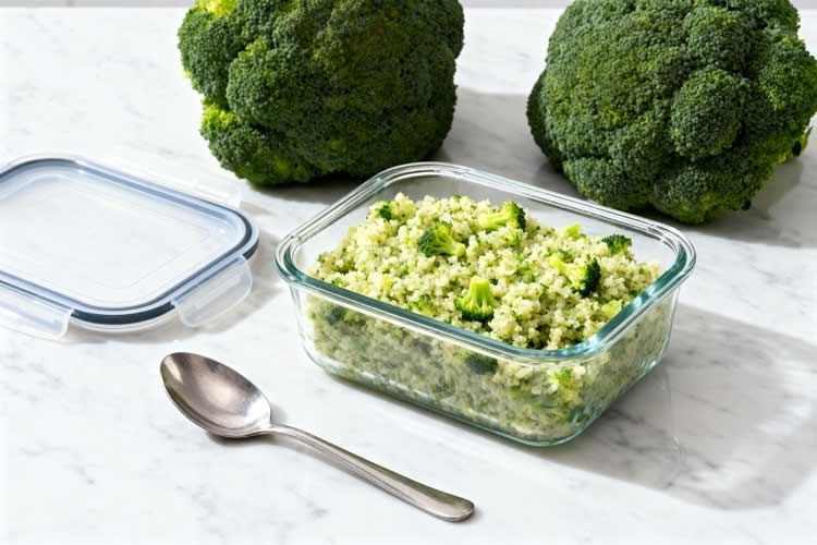 Broccolirijst maken