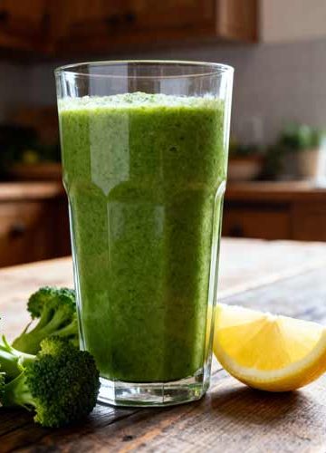 Broccoli smoothie maken