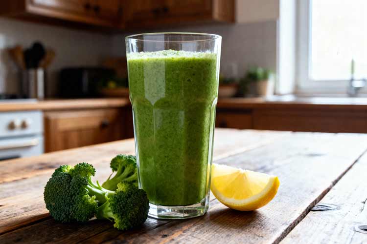 Broccoli smoothie maken