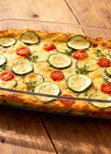 Courgette ovenschotel