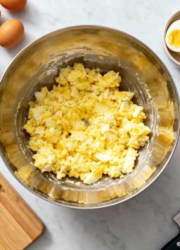Eiersalade maken