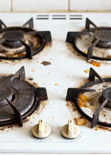 Gaspitten schoonmaken