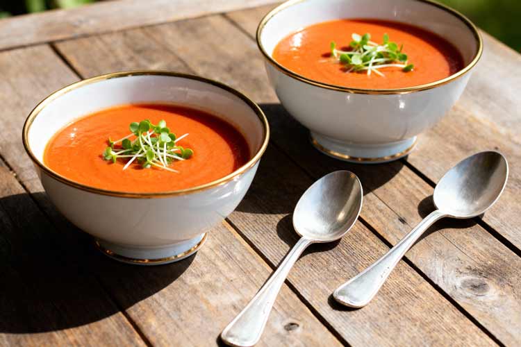 Glutenvrije tomatensoep