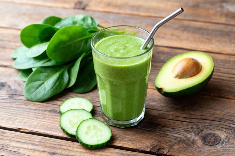 Groene smoothie maken