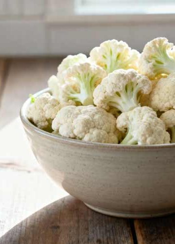 Hoeveel bloemkool per persoon?