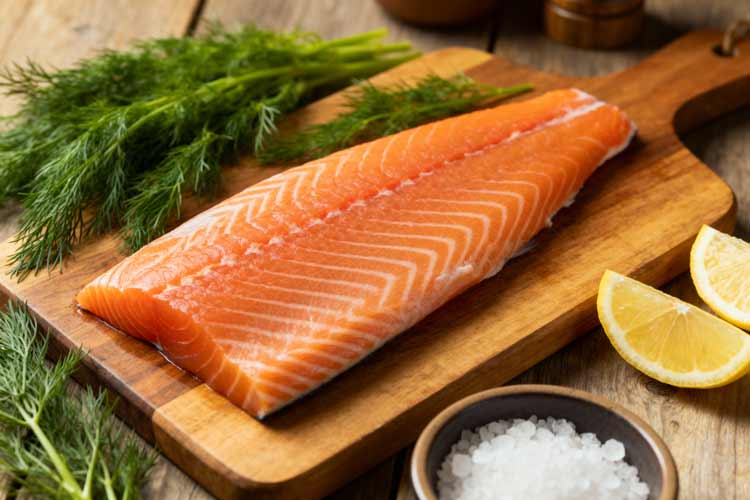 Hoeveel zalm per persoon?