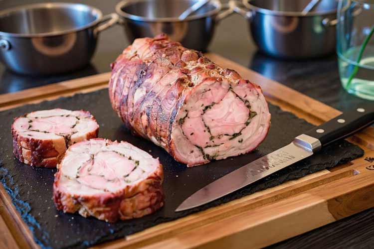 Kerntemperatuur varkensrollade