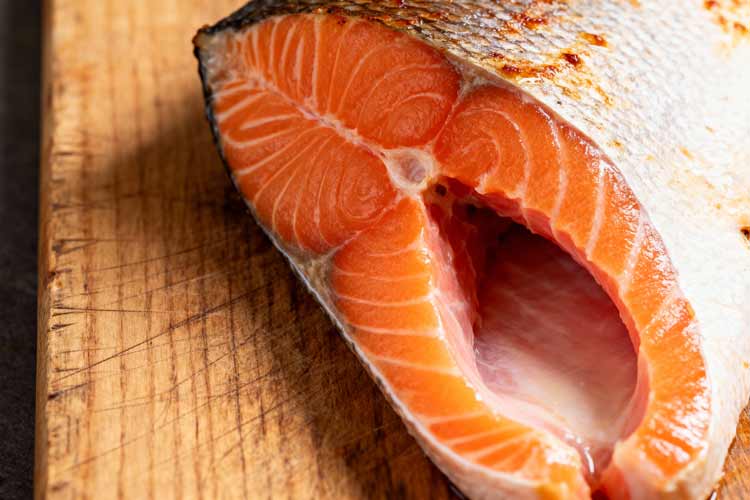 Kerntemperatuur zalm
