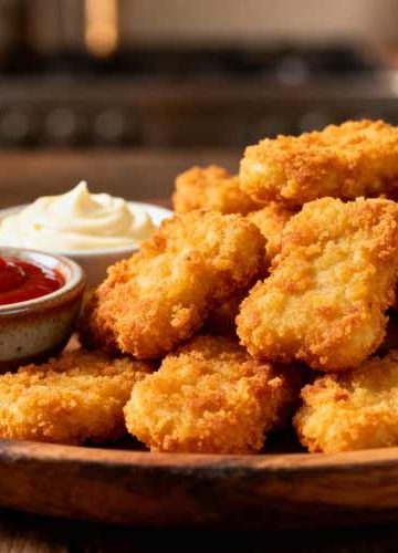 Kipnuggets opwarmen