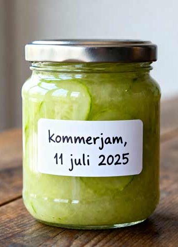 Komkommerjam maken