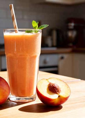 Nectarine smoothie maken
