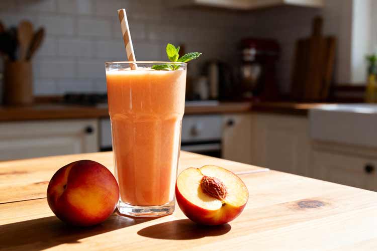 Nectarine smoothie maken