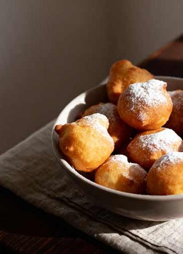 Oliebollen opwarmen
