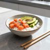 Poké bowl met rijst