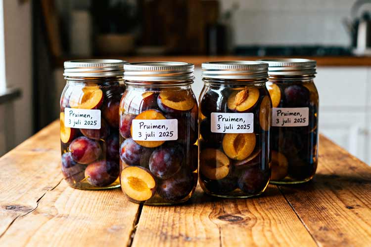 Pruimen inmaken