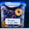 Pruimen invriezen