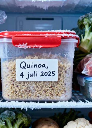 Quinoa invriezen