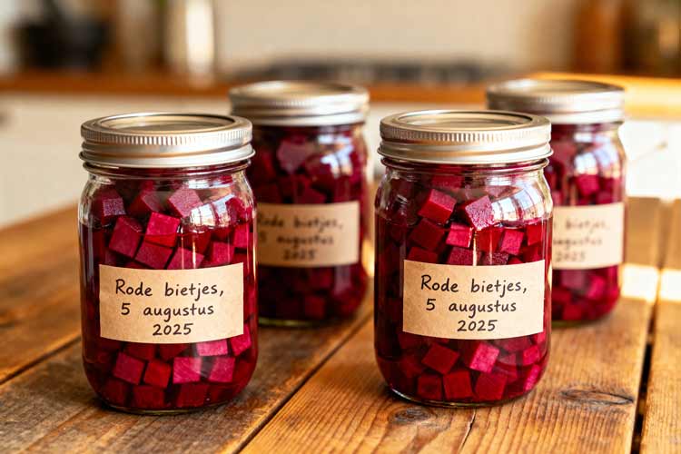 Rode bieten inmaken