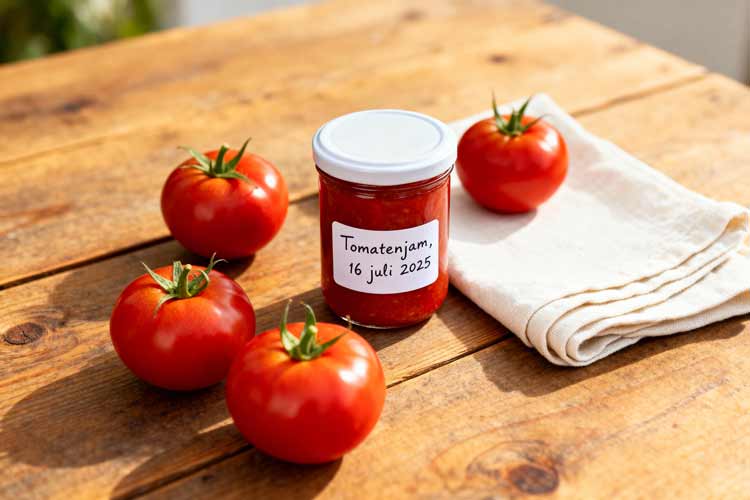 Tomatenjam maken