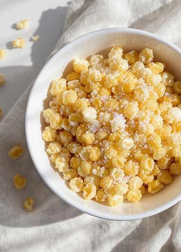 Zoute popcorn maken