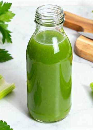 Bleekselderijsap maken