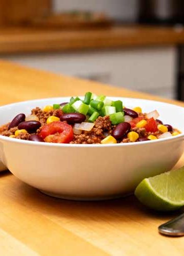 Chili con carne opwarmen