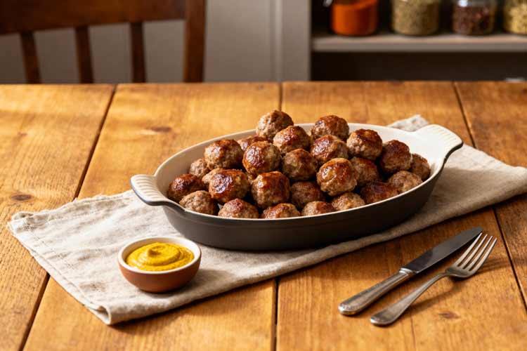 Gehaktballen opwarmen