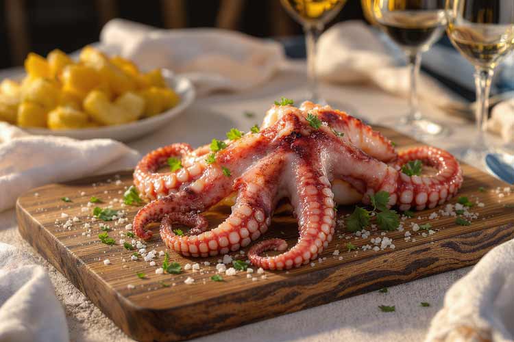 Octopus koken
