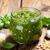 Pesto opwarmen