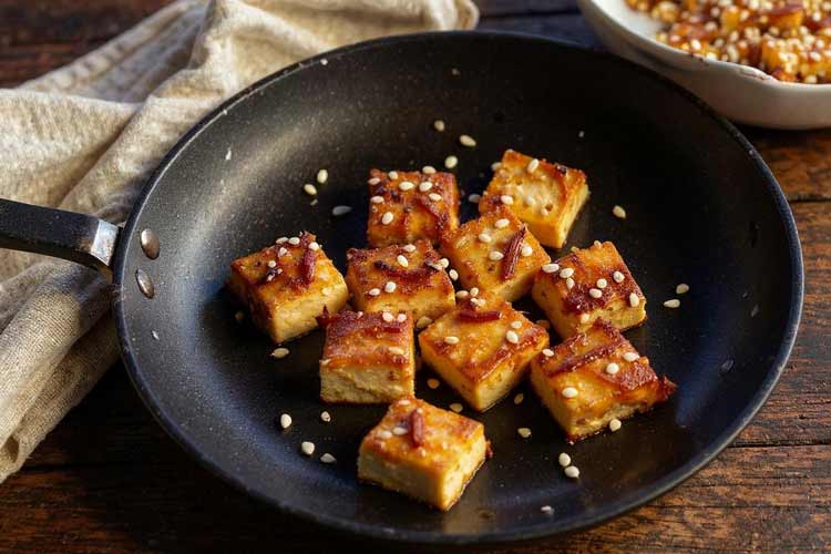 Tofu bakken