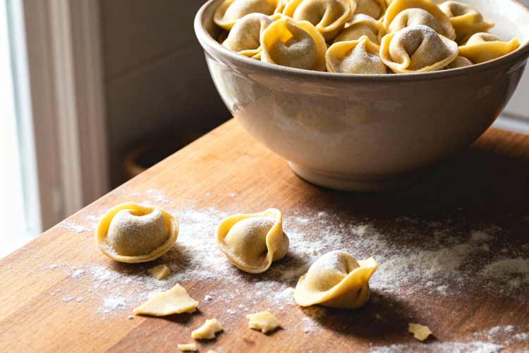 Tortellini koken
