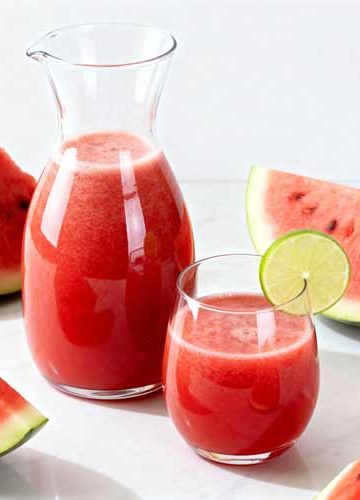 Watermeloensap maken