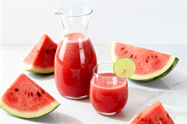 Watermeloensap maken