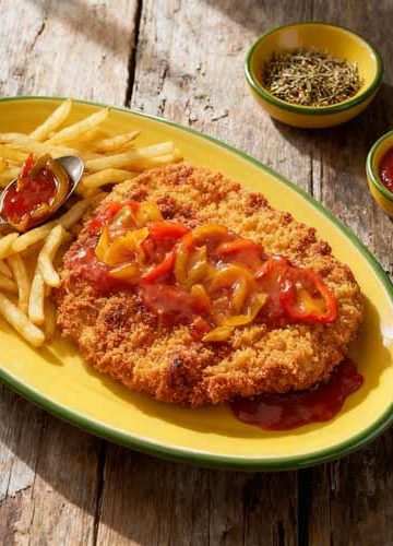 Zigeunerschnitzel bakken