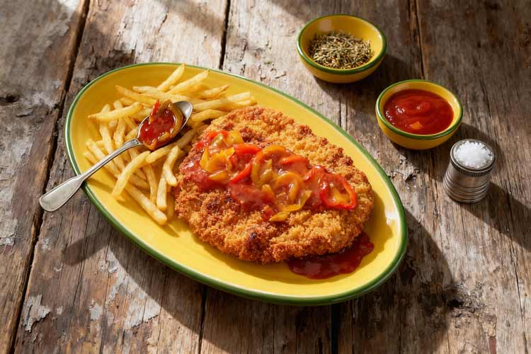 Zigeunerschnitzel bakken