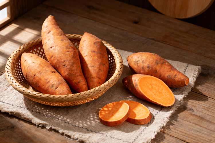 Zoete aardappelen koken