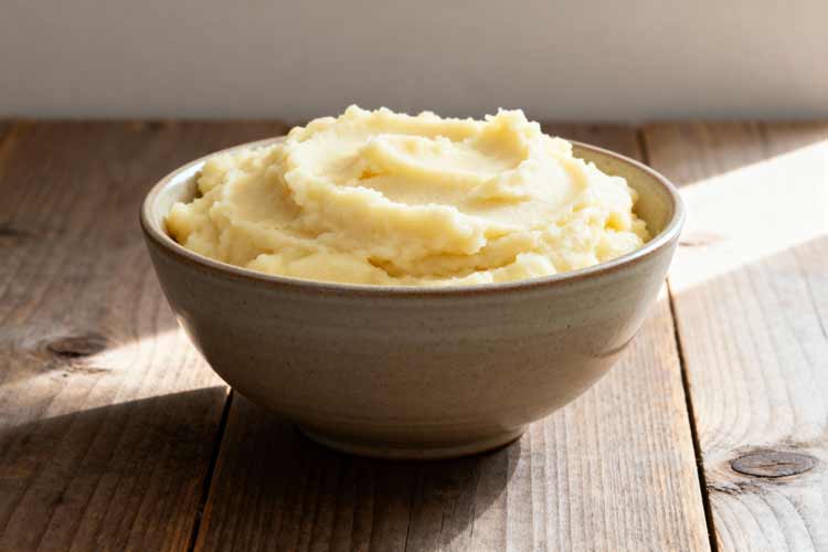 Aardappelpuree opwarmen