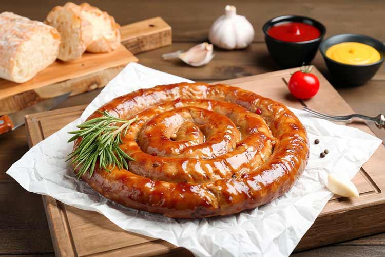 Braadworst bakken