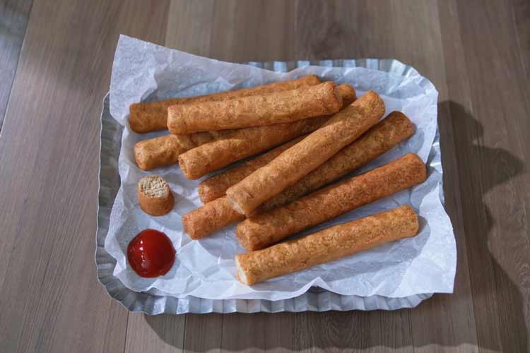 Frikandel frituren