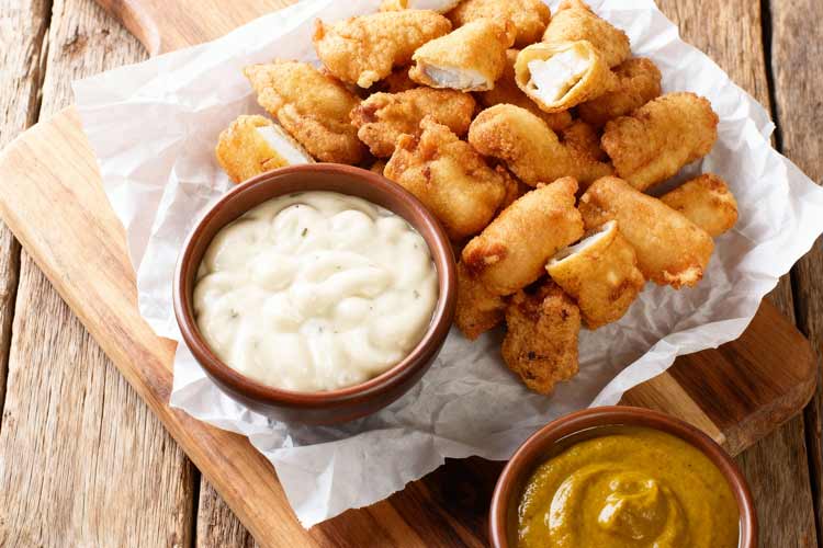 Kibbeling opwarmen