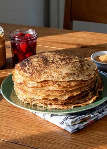 Pannenkoeken opwarmen