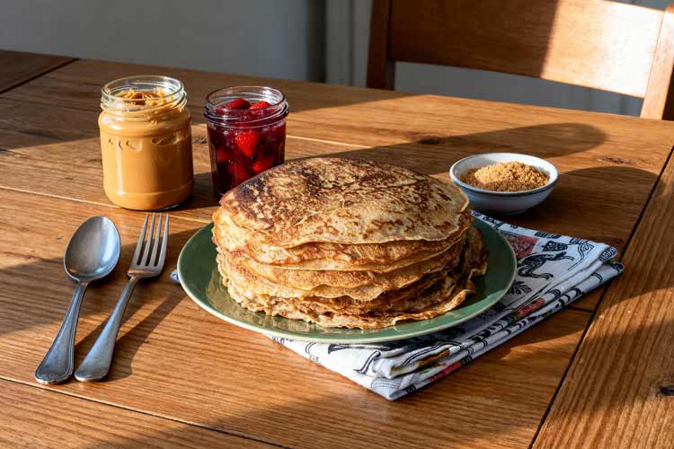 Pannenkoeken opwarmen