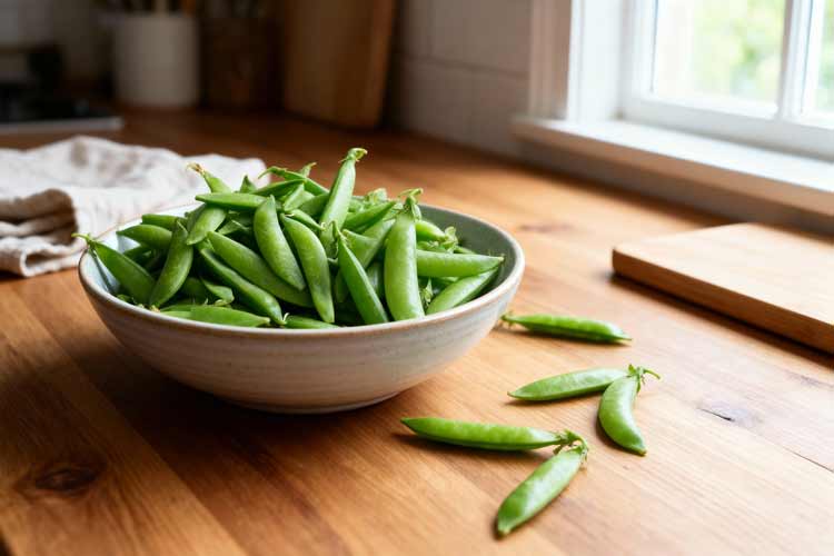 Sugar snaps koken
