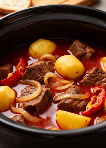 Goulash uit de slowcooker